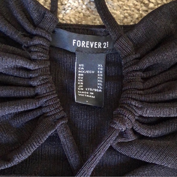 Black Dress w/ Openings In Front - Picture 3 of 7